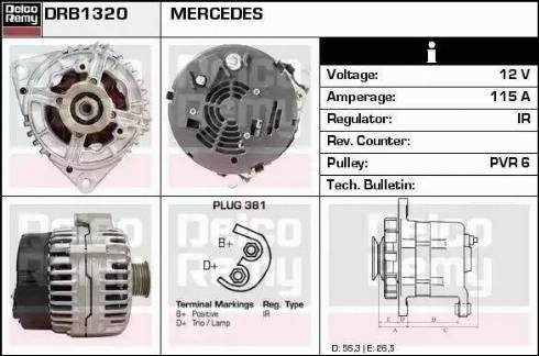 Remy DRB1320 - Alternator furqanavto.az