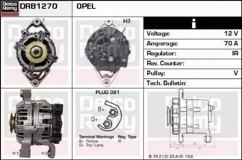 Remy DRB1270 - Alternator furqanavto.az