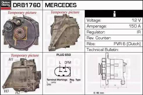 Remy DRB1760 - Alternator furqanavto.az