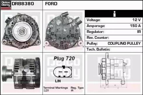 Remy DRB8380 - Alternator furqanavto.az