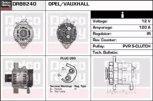 Remy DRB8240 - Alternator furqanavto.az