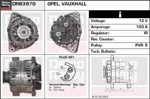 Remy DRB3970 - Alternator furqanavto.az