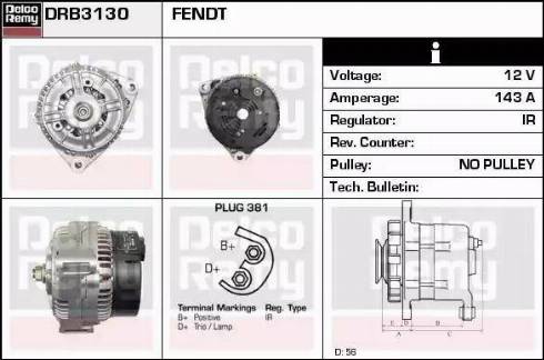 Remy DRB3130 - Alternator furqanavto.az