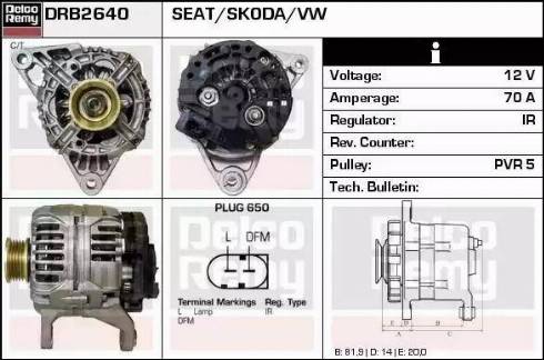 Remy DRB2640 - Alternator furqanavto.az