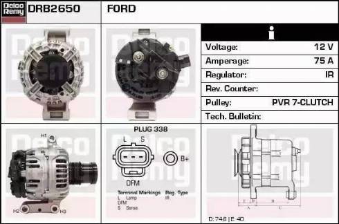 Remy DRB2650 - Alternator furqanavto.az