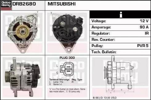 Remy DRB2680 - Alternator furqanavto.az