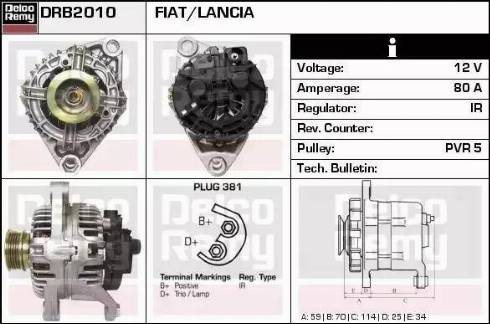 Remy DRB2010 - Alternator furqanavto.az