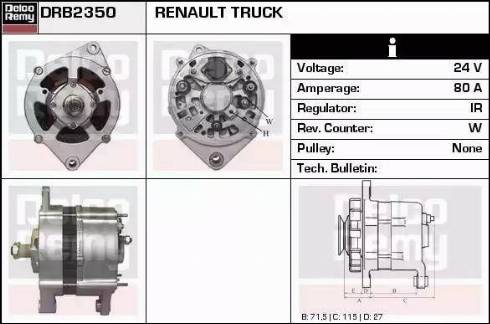 Remy DRB2350 - Alternator furqanavto.az