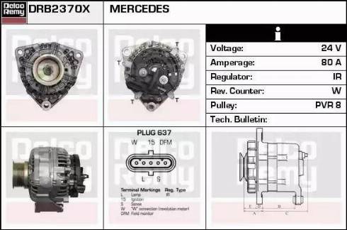 Remy DRB2370X - Alternator furqanavto.az