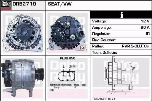 Remy DRB2710 - Alternator furqanavto.az