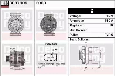 Remy DRB7900 - Alternator furqanavto.az