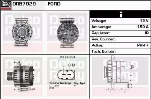 Remy DRB7920 - Alternator furqanavto.az