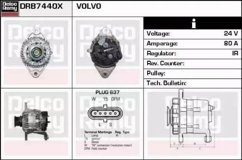 Remy DRB7440X - Alternator furqanavto.az