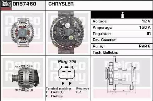 Remy DRB7460 - Alternator furqanavto.az