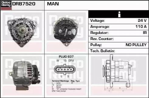 Remy DRB7520 - Alternator furqanavto.az