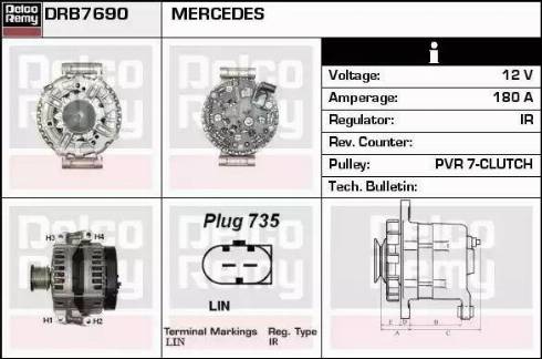 Remy DRB7690 - Alternator furqanavto.az