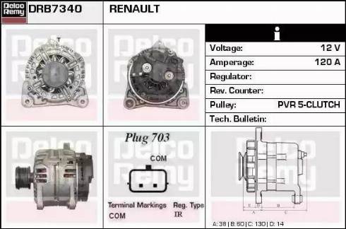 Remy DRB7340 - Alternator furqanavto.az