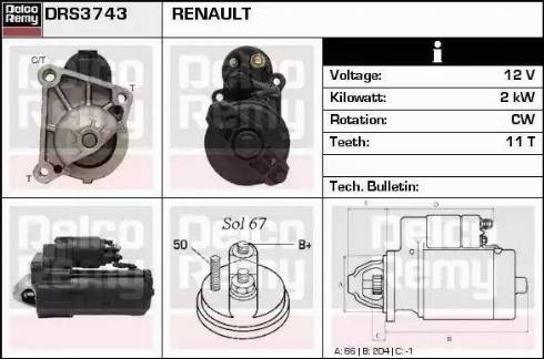 Remy DRS3743 - Başlanğıc furqanavto.az