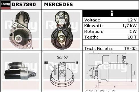 Remy DRS7890X - Başlanğıc furqanavto.az