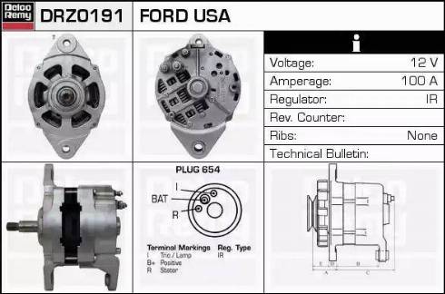 Remy DRZ0191 - Alternator furqanavto.az