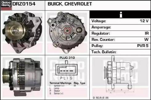 Remy DRZ0154 - Alternator furqanavto.az