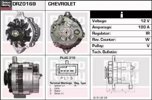 Remy DRZ0169 - Alternator furqanavto.az