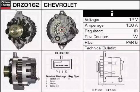 Remy DRZ0162 - Alternator furqanavto.az