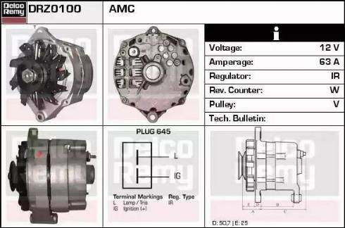 Remy DRZ0100 - Alternator furqanavto.az