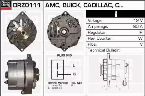 Remy DRZ0111 - Alternator furqanavto.az