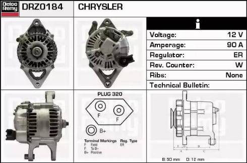 Remy DRZ0184 - Alternator furqanavto.az