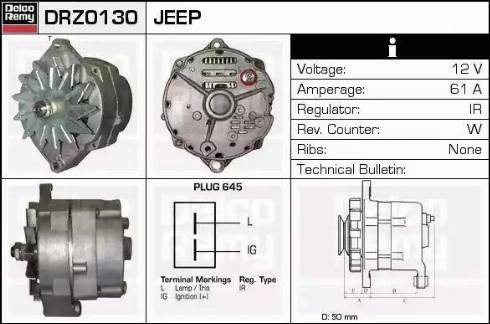 Remy DRZ0130 - Alternator furqanavto.az