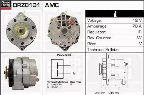 Remy DRZ0131 - Alternator furqanavto.az