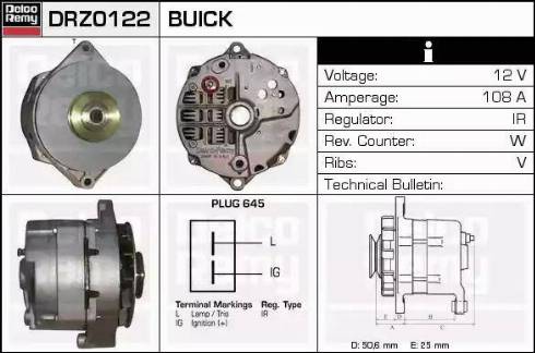 Remy DRZ0122 - Alternator furqanavto.az