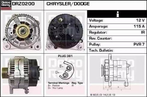 Remy DRZ0200 - Alternator furqanavto.az