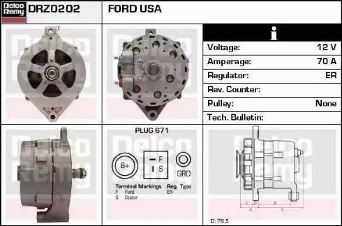 Remy DRZ0202 - Alternator furqanavto.az