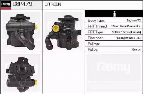 Remy DSP479 - Hidravlik nasos, sükan sistemi furqanavto.az