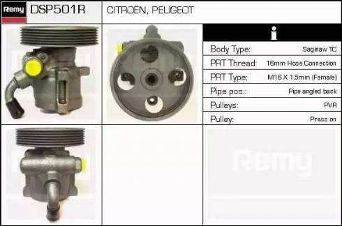 Remy DSP501R - Hidravlik nasos, sükan sistemi furqanavto.az