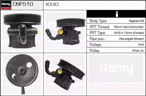 Remy DSP510 - Hidravlik nasos, sükan sistemi furqanavto.az