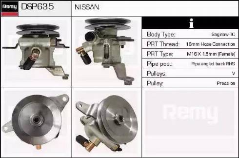 Remy DSP635 - Hidravlik nasos, sükan sistemi furqanavto.az