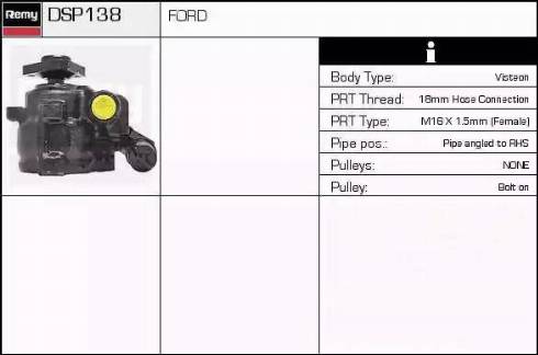 Remy DSP138 - Hidravlik nasos, sükan sistemi furqanavto.az