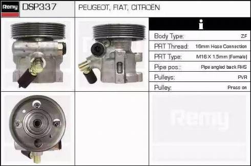 Remy DSP337 - Hidravlik nasos, sükan sistemi furqanavto.az