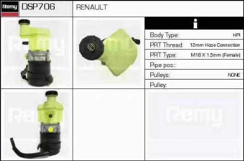 Remy DSP706 - Hidravlik nasos, sükan sistemi furqanavto.az