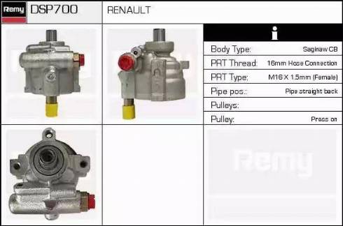 Remy DSP700 - Hidravlik nasos, sükan sistemi furqanavto.az