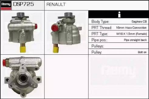 Remy DSP725 - Hidravlik nasos, sükan sistemi furqanavto.az