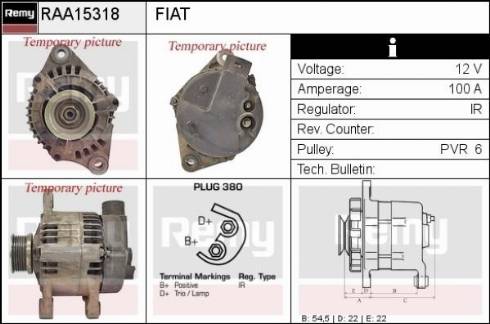 Remy RAA15318 - Alternator furqanavto.az