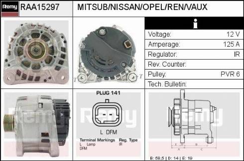 Remy RAA15297 - Alternator furqanavto.az