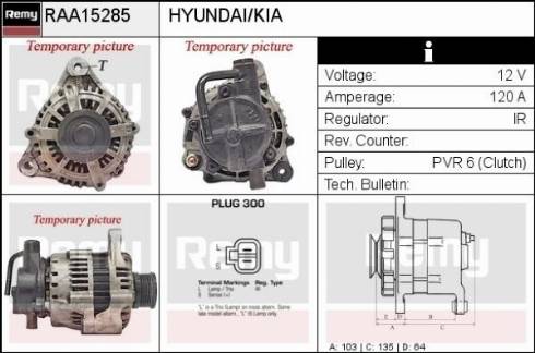 Remy RAA15285 - Alternator furqanavto.az