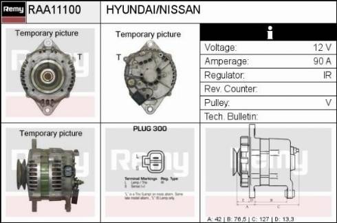 Remy RAA11100 - Alternator furqanavto.az