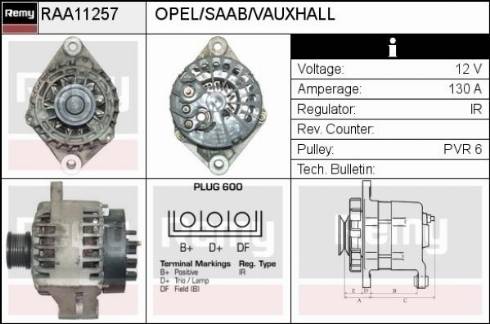 Remy RAA11257 - Alternator furqanavto.az