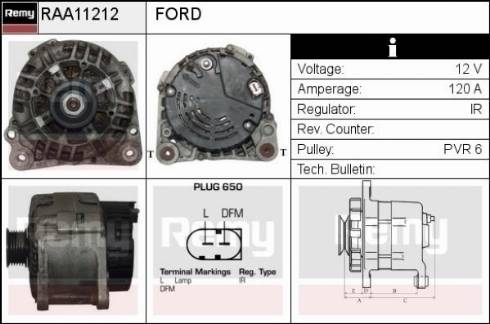 Remy RAA11212 - Alternator furqanavto.az